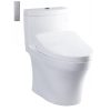 Bồn cầu 1 khối nắp điện tử Washlet Toto MS889DRW11 (MS889DW11)