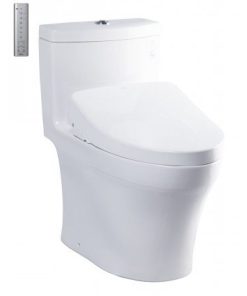 Bồn cầu 1 khối nắp điện tử Washlet Toto MS889DRW11 (MS889DW11)
