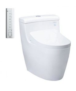 Bồn cầu 1 khối nắp điện tử Washlet Toto MS636CDRW12