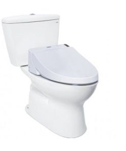 Bàn cầu 2 khối nắp điện tử Washlet TOTO CS300DRW6