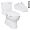 Bàn cầu 2 khối nắp điện tử Washlet TOTO CS320PDRW6
