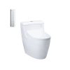Bồn cầu nắp rửa điện tử MS636CDRW12 nắp Washlet TCF4911EZ