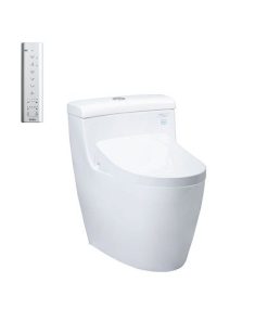 Bồn cầu nắp rửa điện tử MS636CDRW12 nắp Washlet TCF4911EZ