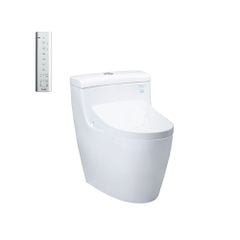 Bồn cầu nắp rửa điện tử MS636CDRW12 nắp Washlet TCF4911EZ