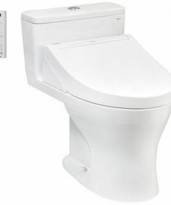 Bàn cầu 1 khối nắp điện tử TOTO MS855CDW15