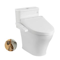 Bồn cầu một khối MS857CDW16 kèm nắp rửa điện tử WASHLET dòng C2 – TCF23410AAA