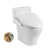 Bồn cầu một khối MS857CDW18 kèm nắp rửa điện tử WASHLET dòng C2 cơ bản – TCF23710AAA