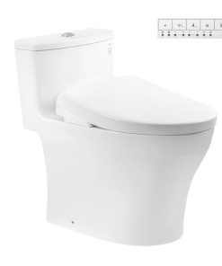 Bồn Cầu Điện Tử TOTO MS885CDW23 Nắp Rửa Washlet TCF47360GAA S7 Giấu Dây