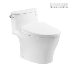 Bồn Cầu Điện Tử TOTO MS887CRW23 Nắp Rửa Washlet TCF47360GAA S7 Giấu Dây