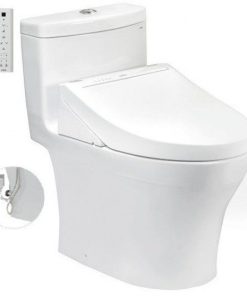 Bàn cầu 1 khối nắp điện tử TOTO MS889DRW14