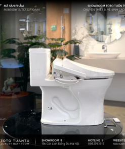 Bồn cầu điện tử TOTO MS855DW18 nắp rửa Washlet TCF23710AAA C2 Simple