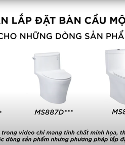 Bồn Cầu Điện Tử TOTO MS885CDW23 Nắp Rửa Washlet TCF47360GAA S7 Giấu Dây